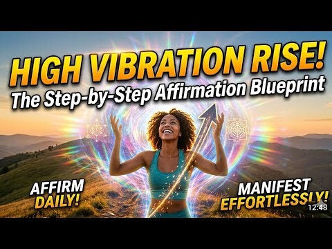 High Vibration Rise! The Step-by-Step Affirmation Blueprint for Effortless Manifestation ✨