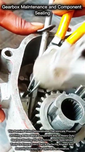 Gearbox Maintenance and Component Sealing