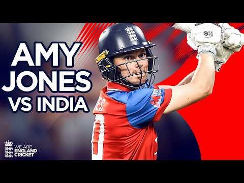 67 With The Bat | Amy Jones Scores Half-Century | England v India