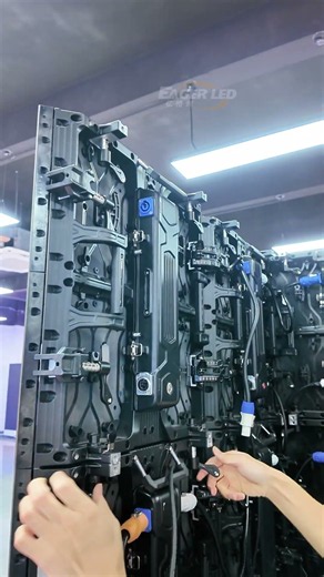 Would you like to try installing an LED video wall yourself? #ledtors #ledwall #eagerled #foryou