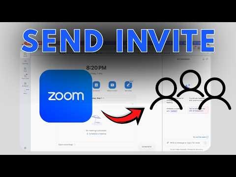 How To Send Zoom Meeting Joining Invite Link - Full Guide