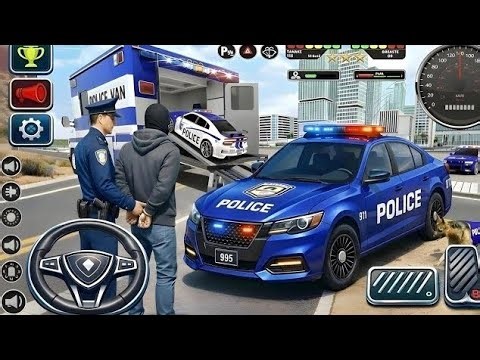Police 🚓 Car Chase Simulator 3D - Real City Cop Car Driving Simulator 2025 - Android Gameplay