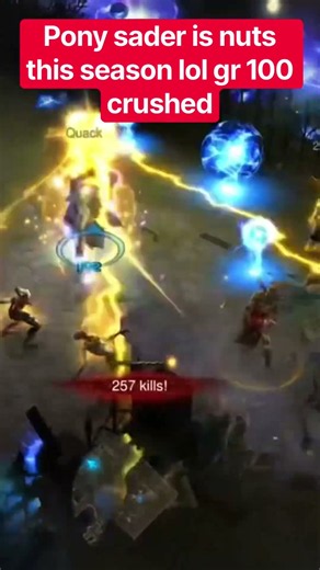 Diablo 3 season 40 pony crusader will speed farm anything lol #diablo3