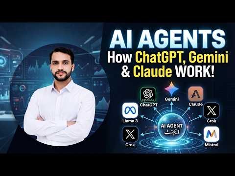 How AI Agents Work Behind the Scenes (ChatGPT, Gemini, Claude & Llama)