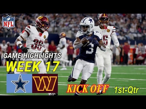 Dallas Cowboys Vs Washington Commanders WEEK 17 FULL GAME Highlights | NFL Highlights | NFL Today