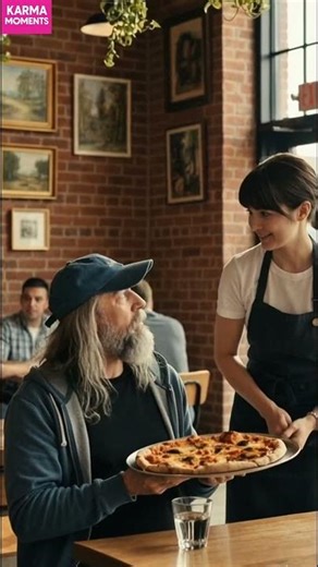 Karma 🍕 Waitress's Kindness Unveils True Identity #karma #restaurant #shorts