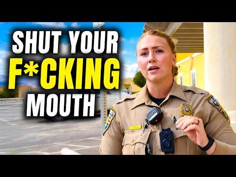 Karen Female Cop LOSES CONTROL During Audit! Citizens Refuse to Back Down | First Amendment Audit