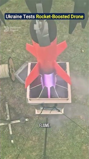 Ukraine Tests Rocket Boosted STRILA Interceptor Drone!