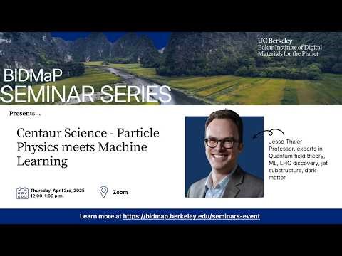 Jesse Thaler:Centaur Science - Particle Physics meets Machine Learning