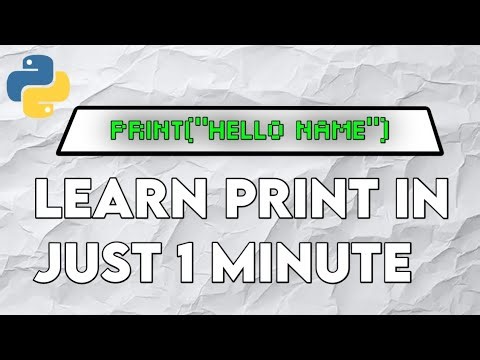Print Function in Python 