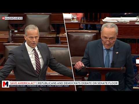 🇺🇸 Senate Debate on SAVE America Act to Ban Illegal Aliens Vote in American Elections [LIVE]