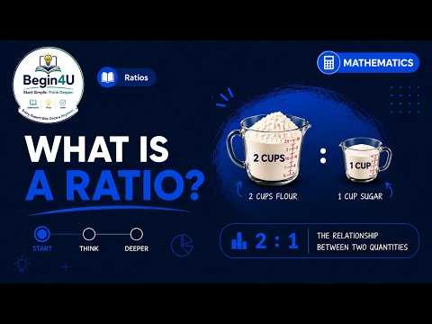 What Is a Ratio? | Understand Ratios, Order & Ratio Language | Begin4U Math