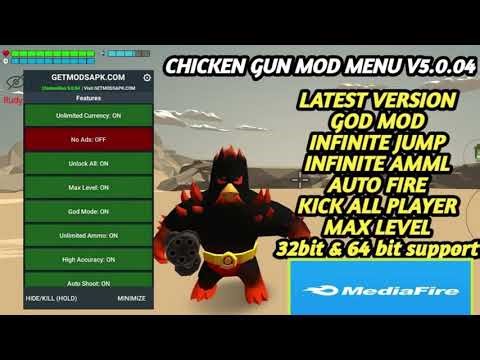 Chicken Gun MOD MENU v5.0.04 | MOD APK | GOD MODE, UNLOCK ALL SKINS, UNLIMITED MONEY GOLD | KICK ALL