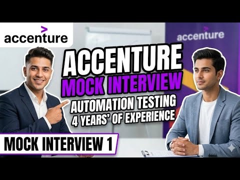 Automation testing mock interview with 4 years of exp with Sanjay #automatingtestingmockInterview