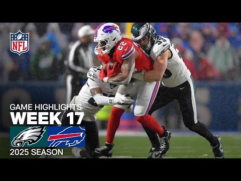 Philadelphia Eagles vs. Buffalo Bills Game Highlights | NFL 2025 Season Week 17