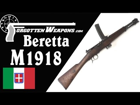 Beretta M1918: Italy's Semiauto 9mm Carbine from WWI