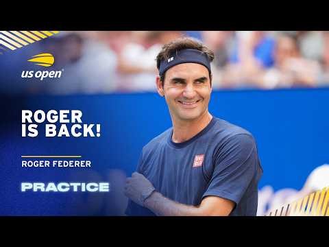 Roger Federer Returns! | Practice | 2026 US Open
