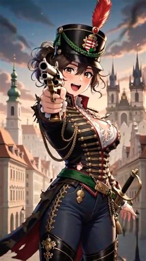 Boy becomes a Female Hungarian Cavalry Officer: TG TF Animation | MTF Transformation