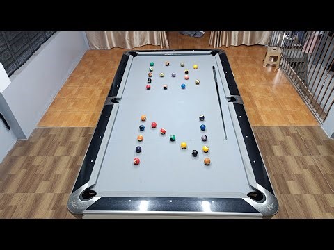 #2 | BN Shape with 30 Balls | One Shot Pool Challenge