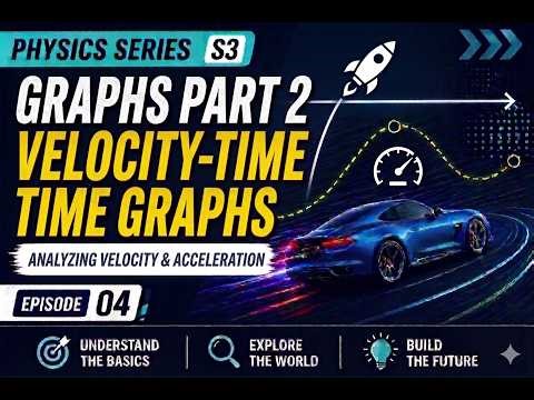 Velocity-Time & Acceleration-Time Graphs Explained | Motion Made Visual | S3 Episode 03 Part 2