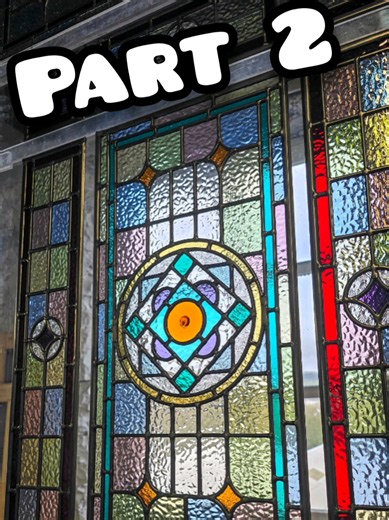 Stained Glass Entrance Set: Cementing & Installation