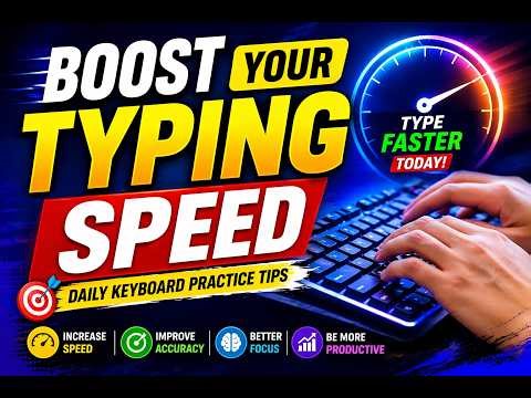 Boost Your Typing Speed ⌨️ | Daily Keyboard Practice Tips