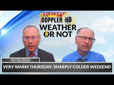 Very warm Thursday; Sharply colder weekend | Weather or Not