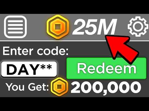 Enter This Code For FREE ROBUX in Roblox.. (2026)
