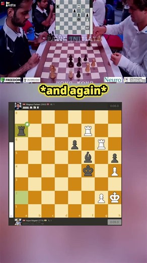 How Many Times Can Magnus Escape Arjun's Attack???