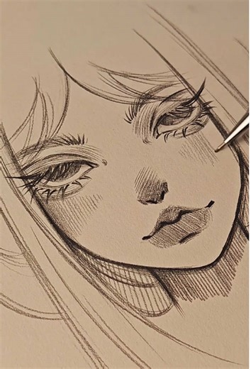 Who is she? I don't know, but she was so fun to draw! 🌸 For everyone asking for a tutorial, I hope this breakdown helps a bit! 😄💫 Everything I used is linked in the TikTok Shop below if you’re looking for the best sketching pencils! ✏️🛍️ #howtodraw #arttips #prettygirl #drawingprocess #artistsoftiktok