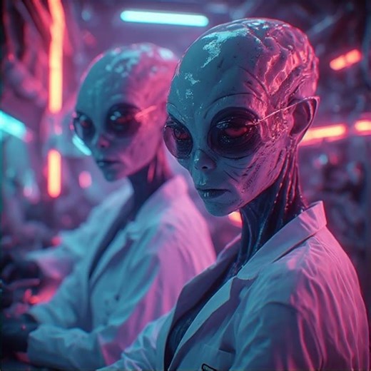 Lab Looks , stunning Hybrid Alien women showing off their work looks in the Neo Lab