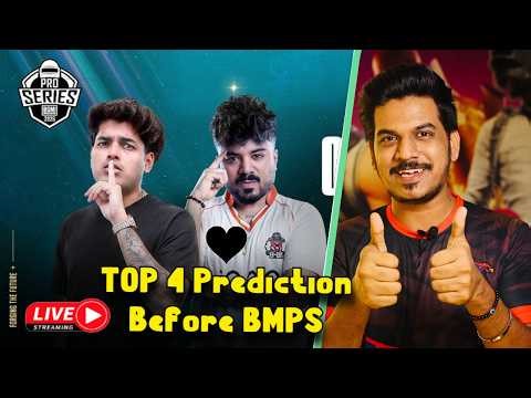 Top 4 Predictions Before BMPS 2026 | Group B & C