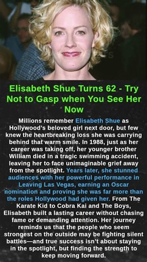 Elisabeth Shue Turns 62...Try Not to Gasp when You See Her Now #shorts
