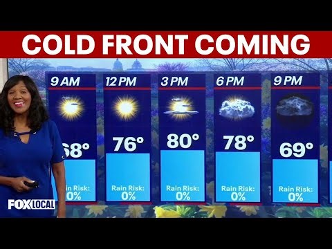 DC Weather Authority: Cold front brings storms, cooler weather after warm Saturday