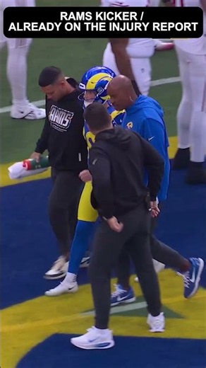 DISASTER: Rams Kicker Injured Making a Tackle 😳