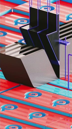 Mesmerizing 3D Motion Graphics | Geometric Loop Animation