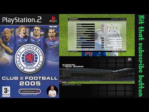 Club Football 2005: Rangers FC – PlayStation 2 (PS2) Gameplay | Official Rangers Game