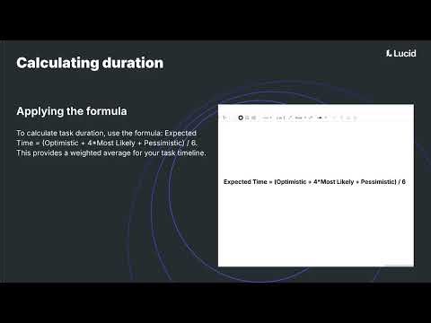 PERT chart tutorial: How to build your own with Lucidchart