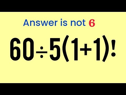 Can You Solve This Simple Math Problem?