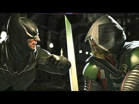 Injustice 2 ( Robin TEAM ) Vs ( Batman TEAM ) | #injustice2 Battle Gameplay 1