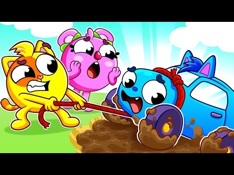 Let's Help Baby Car! 🚗💖 | Kids Songs & Nursery Rhymes | Baby Zoo