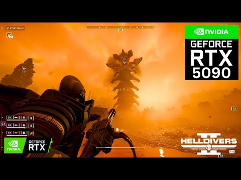 HELLDIVERS 2: HIVE WORLD on RTX 5090 32GB (4K Maximum Graphics)