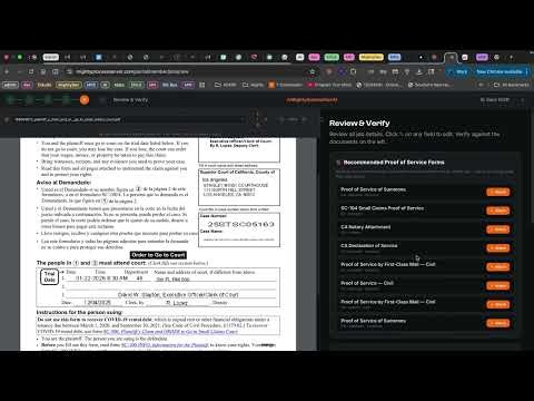 Unit 2 - Create A Job | Mighty Process Server