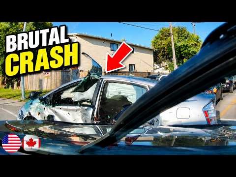 DRIVER DIDN’T STOP: Brutal Red Light Crash Caught on Camera