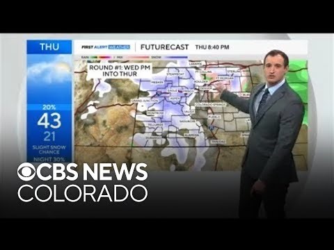 Three chances of snow across Colorado for the week ahead
