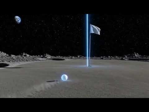 The Greys Golfing on the Moon 👽 ⛳️ #alien #golf 