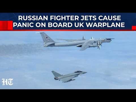 Russian Fighter Jets Cause Panic On Board UK Warplane, Fly Just 6 Metres Away From It| Black Sea