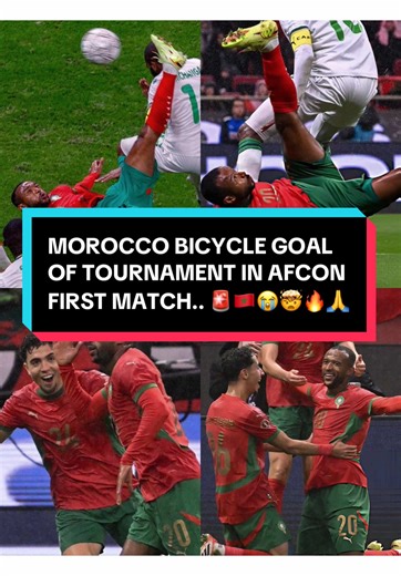 MOROCCO Open Up AFCON With GOAL OF THE TOURNAMENT EL KAABI BICYCLE Kick Morocco 2-0 Comoros Ayoub El Kaabi Goal Today vs Comoros Brahim Diaz Goal #morocco #afcon #elkaabi #equipedumaroc #comoros