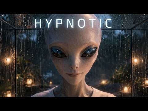 DEEP SPACE SLEEP | 7 Hours Alien Rain (No Music) | Insomnia Relief, ASMR Yawn, Study