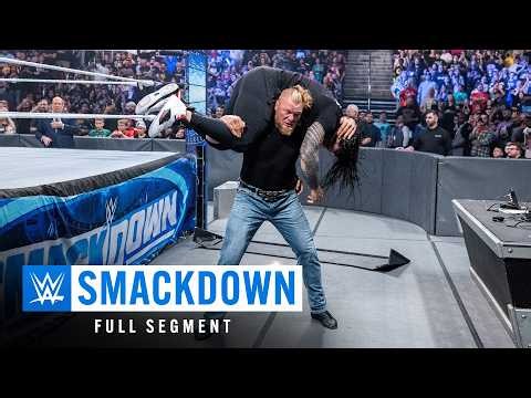 FULL SEGMENT: Brock Lesnar and Roman Reigns destroy the arena: SmackDown, Oct. 22, 2021